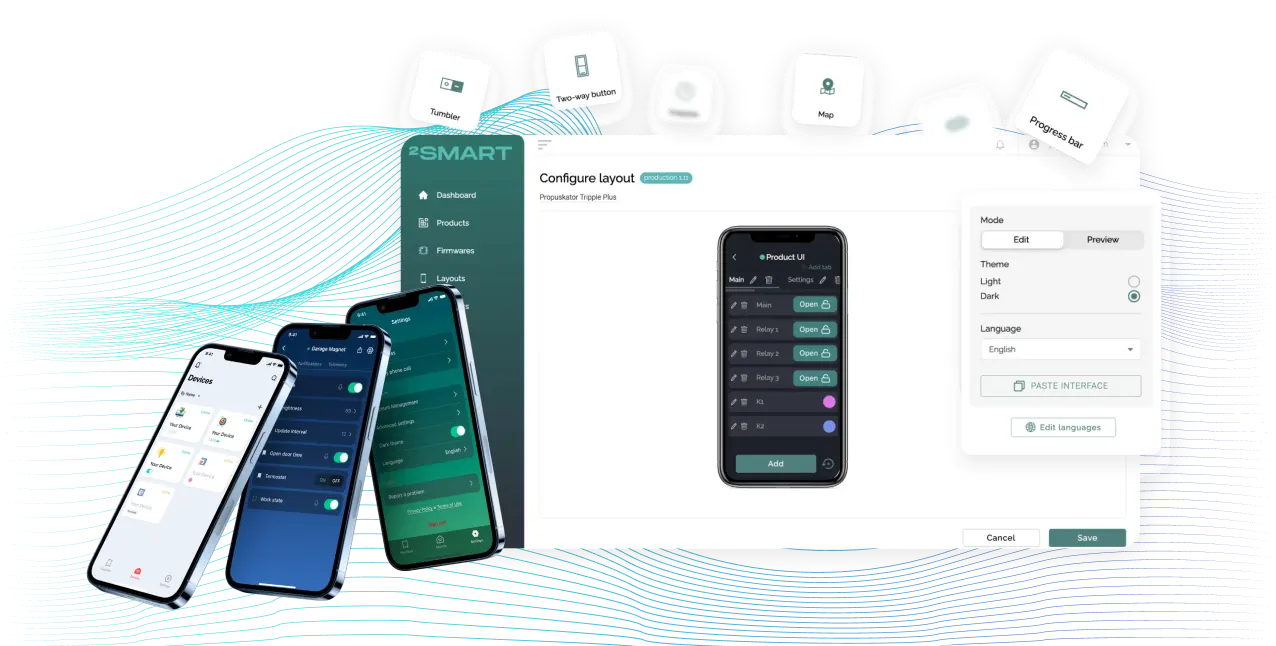Mobile app builder and white-labeling